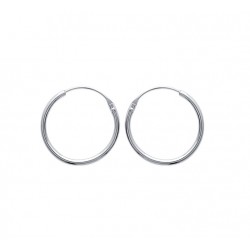Créole argent massif 20 mm