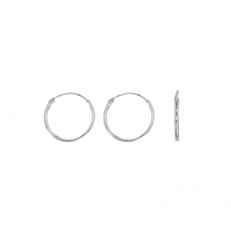 Créole argent massif 16 mm