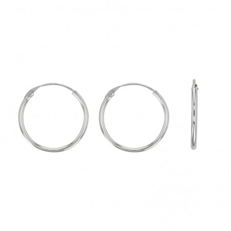 Créole argent massif 20 mm