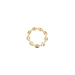 Bague de pénis grain de café plaqué or