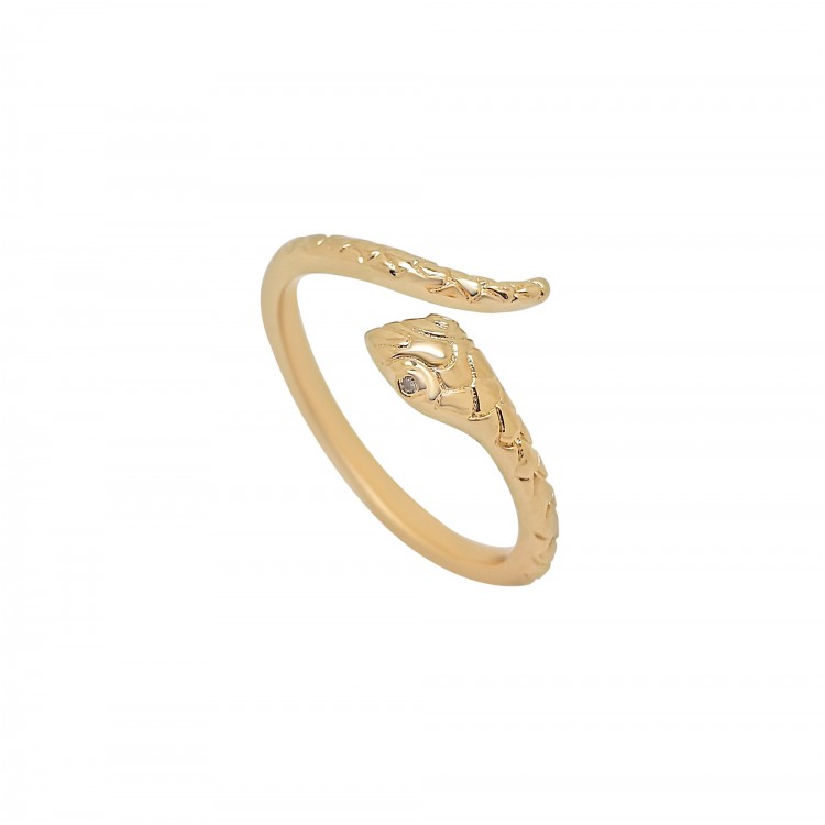 Bague Serpent en plaqué or Bague Serpent en plaqué or
