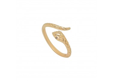 Bague Serpent en plaqué or