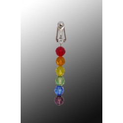 Clip clitoris plaqué Argent Diapason Lesbien