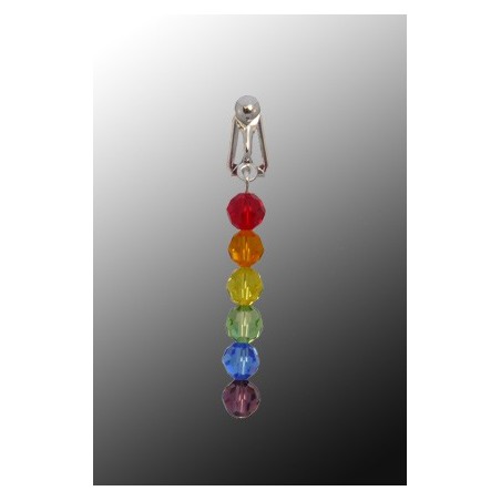 Clip clitoris plaqué Argent Diapason Lesbien