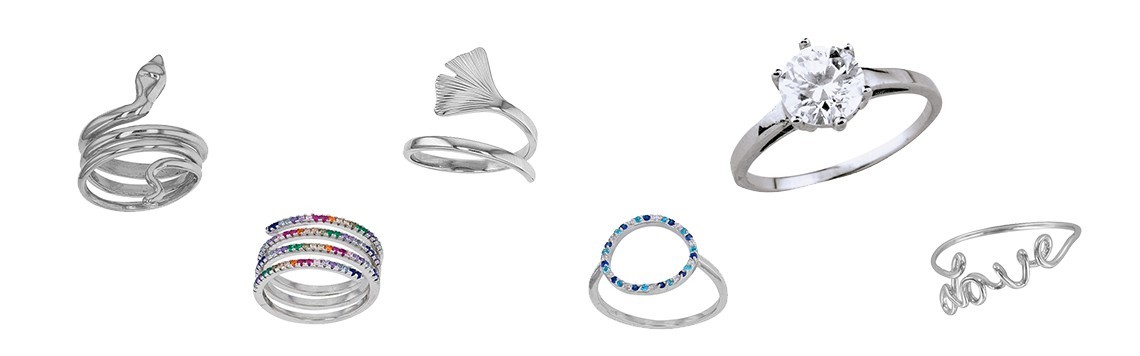 Bagues Argent Massif 925/1000