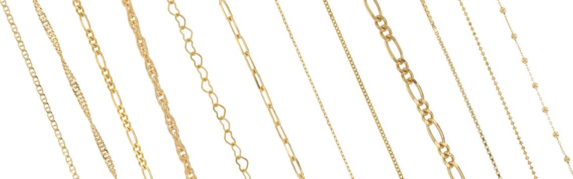 Chaînes Plaqué Or 18 Carats 