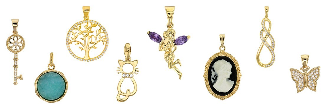 Pendentifs Plaqué or 18 carats