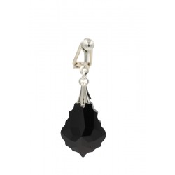 Clip Clitoris Argent Baroque Noir
