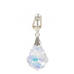 Clip Clitoris Argent Baroque Aurore boreale