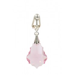 Clip Clitoris Argent Baroque Rose