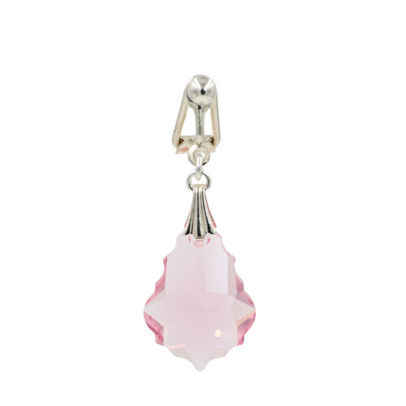 Clip Clitoris Argent Baroque Rose Clip Clitoris Argent Baroque Rose