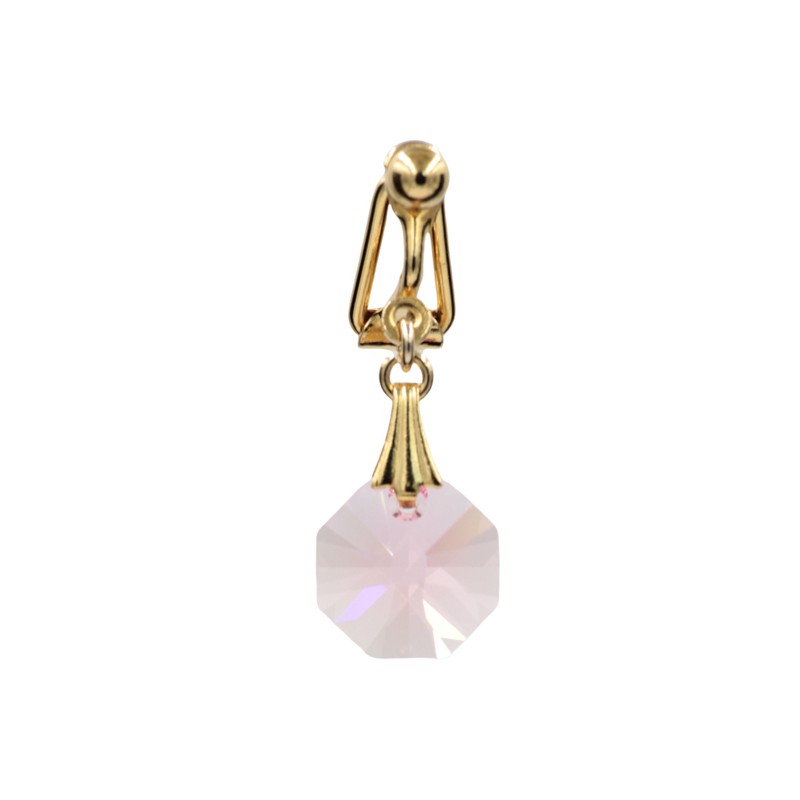 Clip clitoris plaqué or et son cristal Rose Clip clitoris plaqué or et son cristal Rose