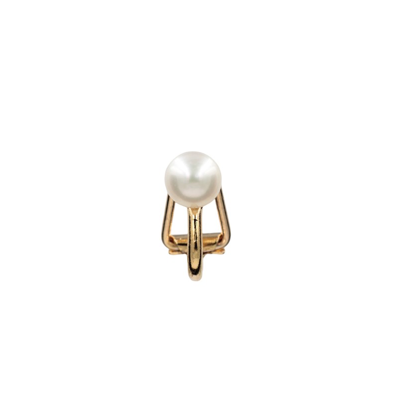 Clip Clitoris Plaqué Or Perle d'eau Douce Nacre Clip Clitoris Plaqué Or Perle d'eau Douce Nacre
