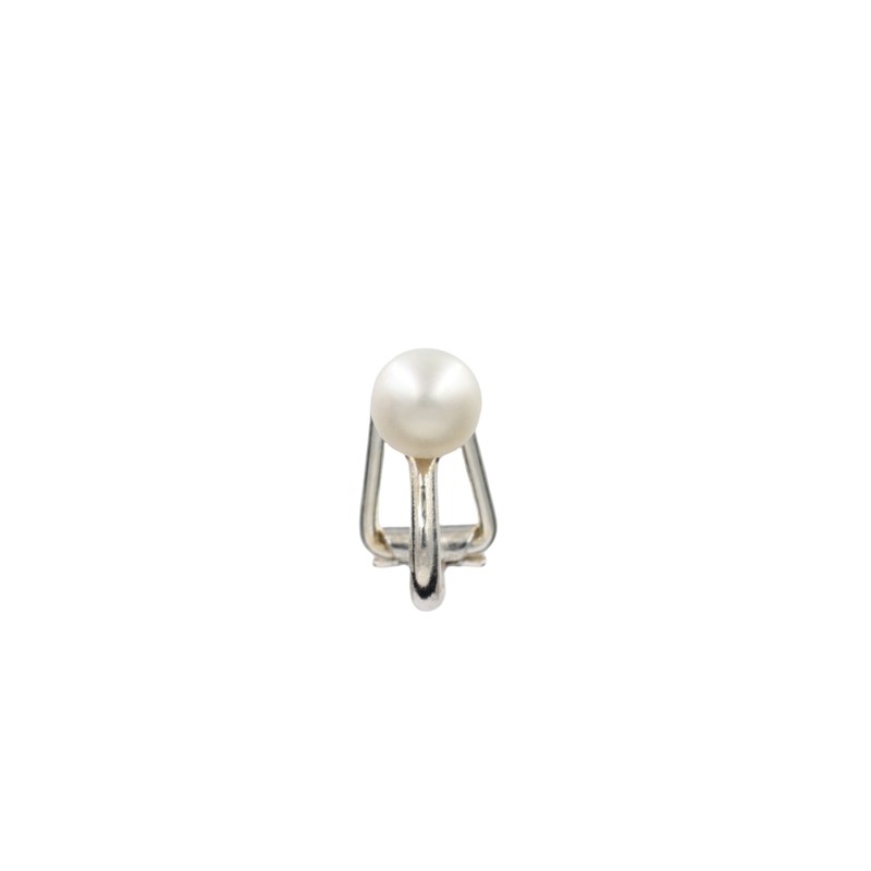 Clip Clitoris Argent Perle d'eau Douce Nacre Clip Clitoris Argent Perle d'eau Douce Nacre