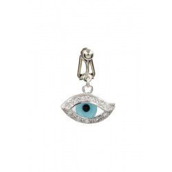 Clip Clitoris Mauvais oeil Argent Massif