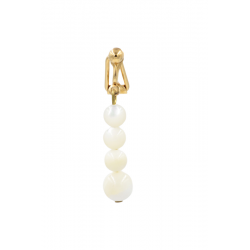 Clip clitoris plaqué or et son Diapason de perle nacre