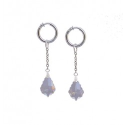 Anneau intime argent cristal barroque