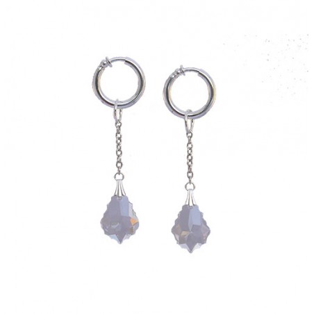 Anneau intime argent cristal barroque