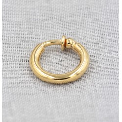 Anneau de pénis plaqué or 18 carats sans piercing