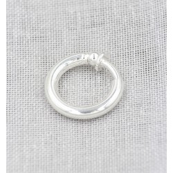 Anneau de pénis plaqué argent sans piercing