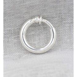 Anneau de pénis plaqué argent sans piercing