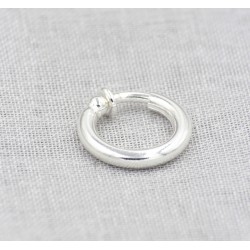 Anneau de pénis plaqué argent sans piercing