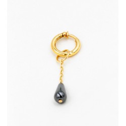 Anneau de pénis goute hématite plaqué or 18 carats sans piercing