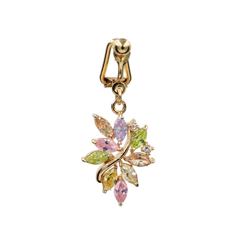 Clip nombril plaqué or Amélia