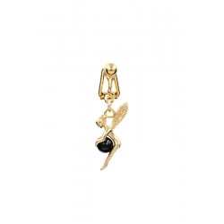 Faux piercing nombril plaqué or Fée Onix