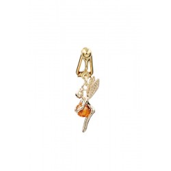 Faux piercing nombril plaqué or Fée AMBRE