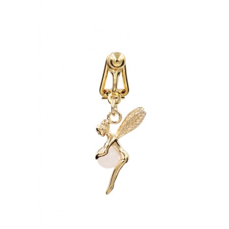 Clip capuchon de clitoris fée quartz rose