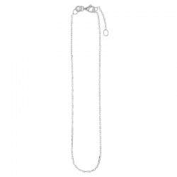 Chaîne de cheville maille forçat en argent massif