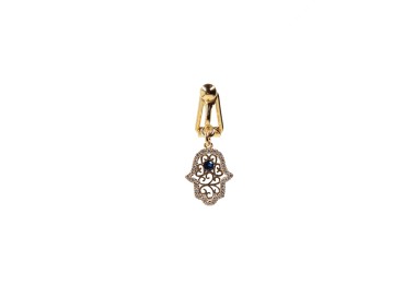 Faux piercing nombril Main de Fatma