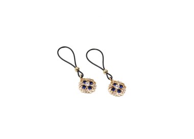 Bijoux seins non percé plaqué or 4 coeurs