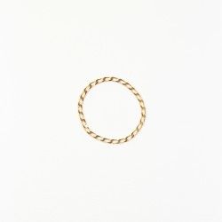 cockrings gourmette plaqué or 50 mm
