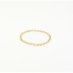 Cockring plaqué or chaîne gourmette de 55 mm