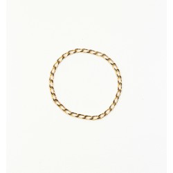 Cockrings plaqué or chaîne maille gourmette de 55 mm