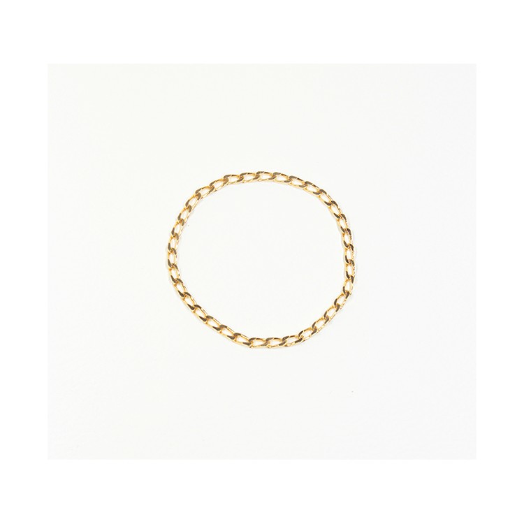 Cockring grande taille 60 mm chaîne gourmette plaqué or Cockring grande taille 60 mm chaîne gourmette plaqué or