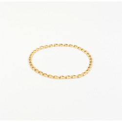 Cockring grande taille plaqué or gourmette de 65 mm
