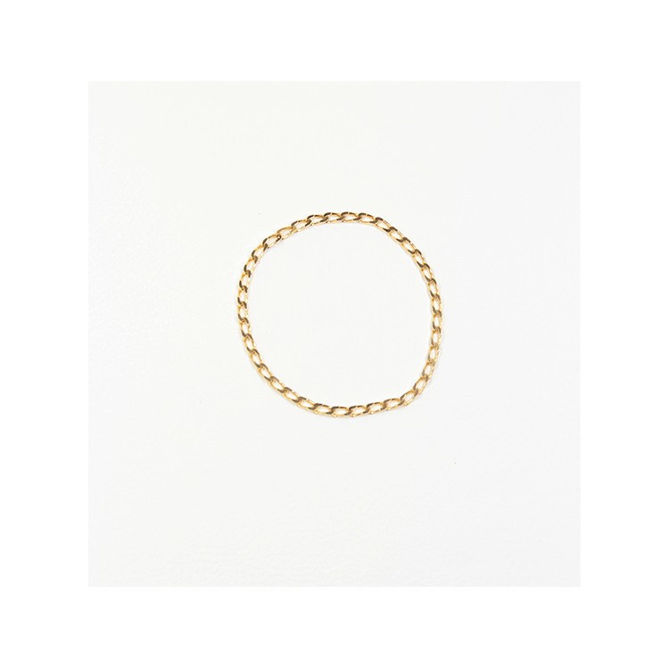 Cockring 65 mm grande taille plaqué or chaîne gourmette Cockring 65 mm grande taille plaqué or chaîne gourmette
