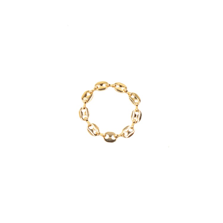 Bague de pénis grain de café plaqué or Bague de pénis grain de café plaqué or