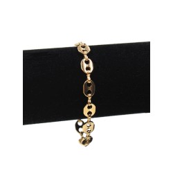 cockring grande taille 65 mm plaqué or
