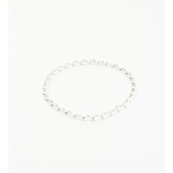 Cockring argent chaîne gourmette 50 mm de diamètre en