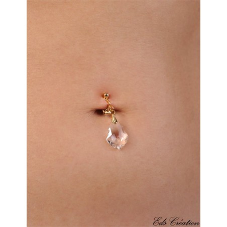 Clip Nombril Sans Piercing cristal Barroque Swarovski