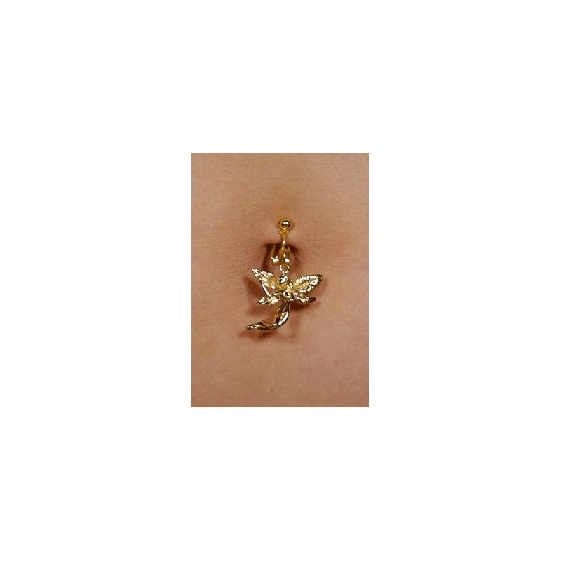 Clip Nombril Fée Plaqué Or Clip Nombril Fée Plaqué Or