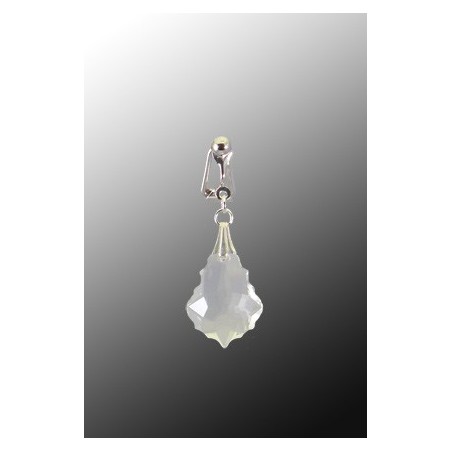 Clip Clitoris Argent Barroque Cristal Swarovski