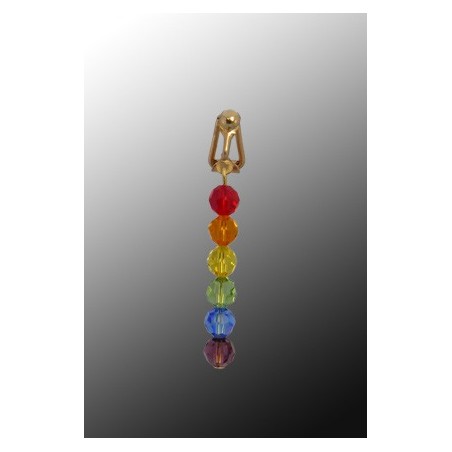 Clip clitoris plaqué or Diapason Lesbien