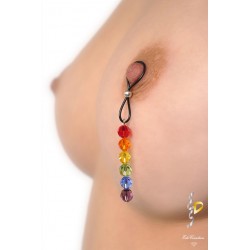 Bijoux seins diapason lesbien argent