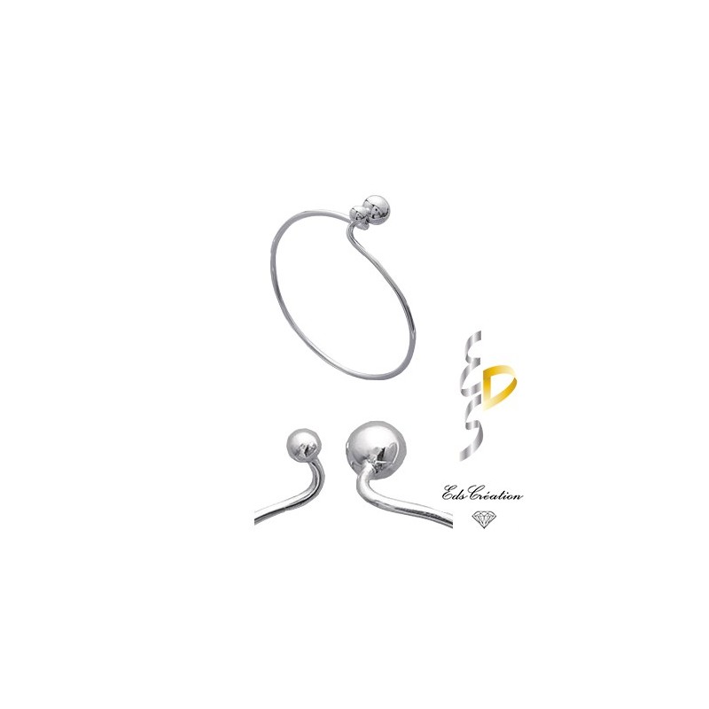 Cockring entrelacer Argent Cockring entrelacer Argent