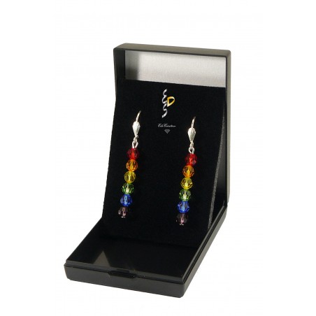Boucle d'oreille argent lesbien